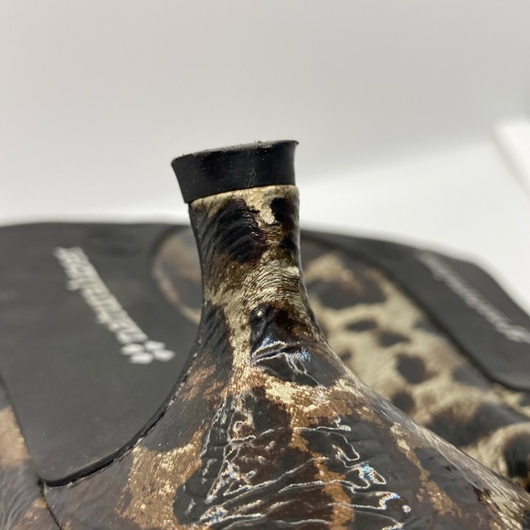 Naturalizer Ladies Animal Leopard Print Dress Shoes Heels Size 8 Black &… - Picture 6 of 14